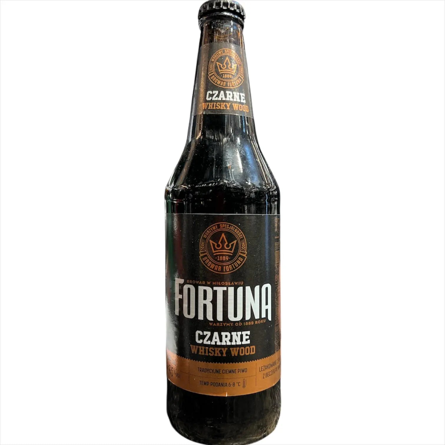 BROWAR FORTUNA CZARNE WHISKY WOOD 50CL