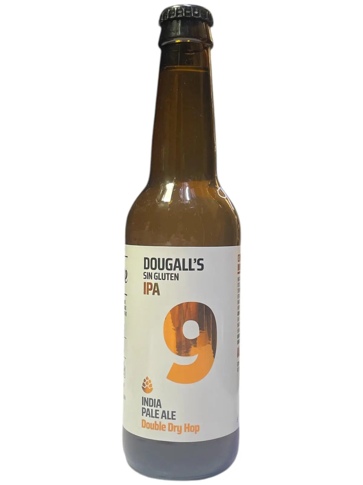 DOUGALLS SIN GLUTEN IPA 9 DOUBLE DRY HOP 33CL