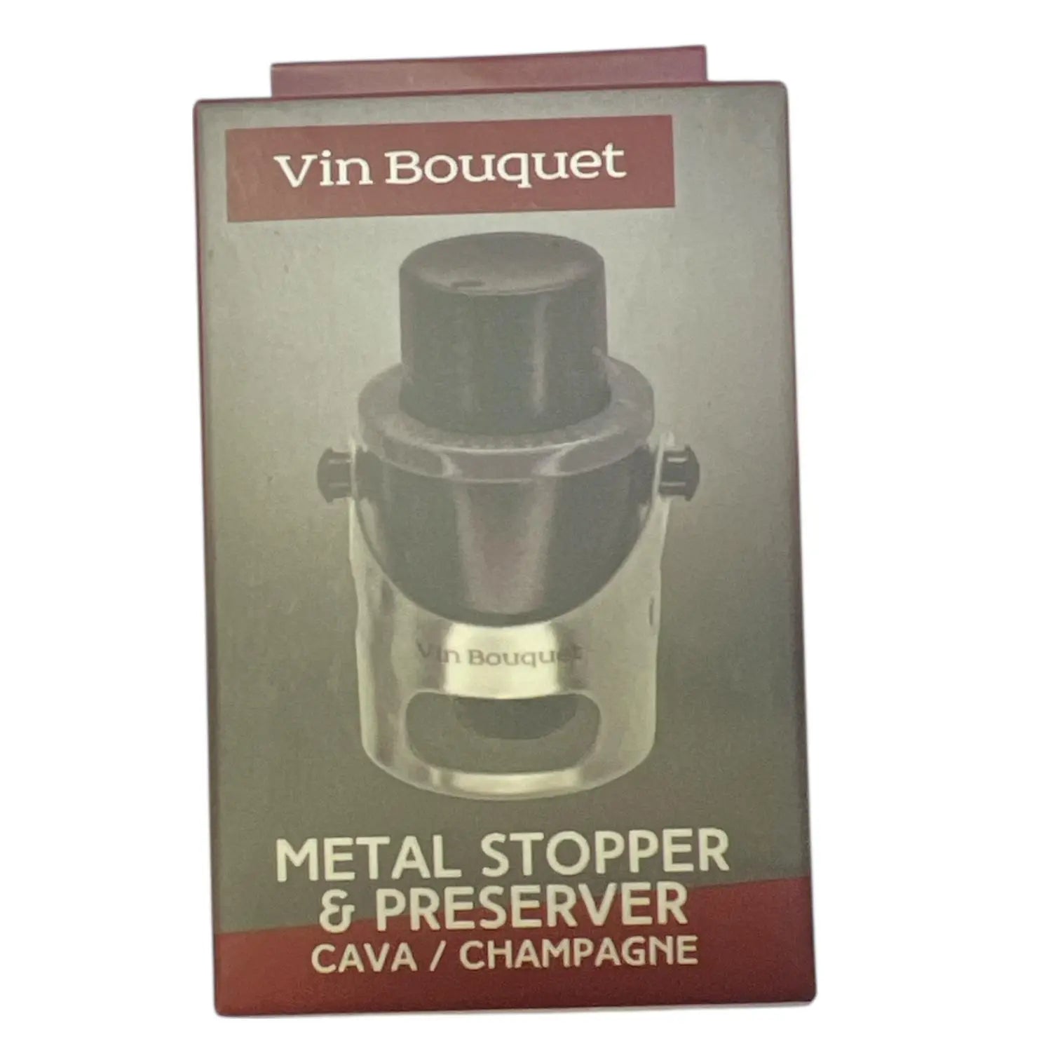 TAPON Y CONSERVADOR DE CAVA METAL FIT 008