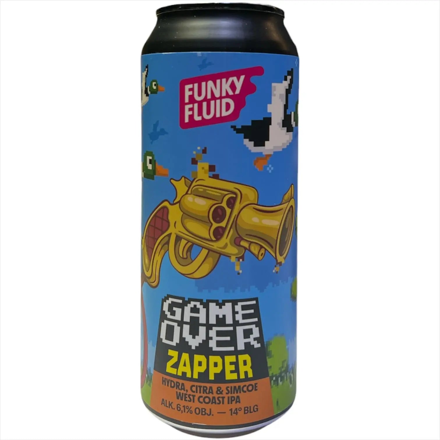 FUNKY FLUID GAME OVER ZAPPER WEST COAST IPA 50CL
