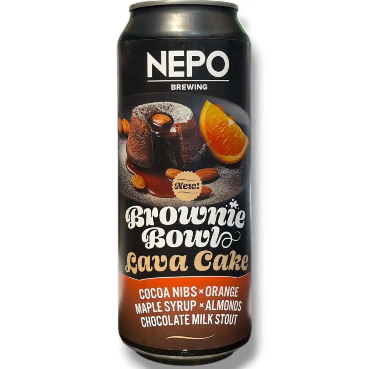 NEPO BROWNIE BOWL LAVA CAKE CHOCOLATE MILK STOUT 44CL