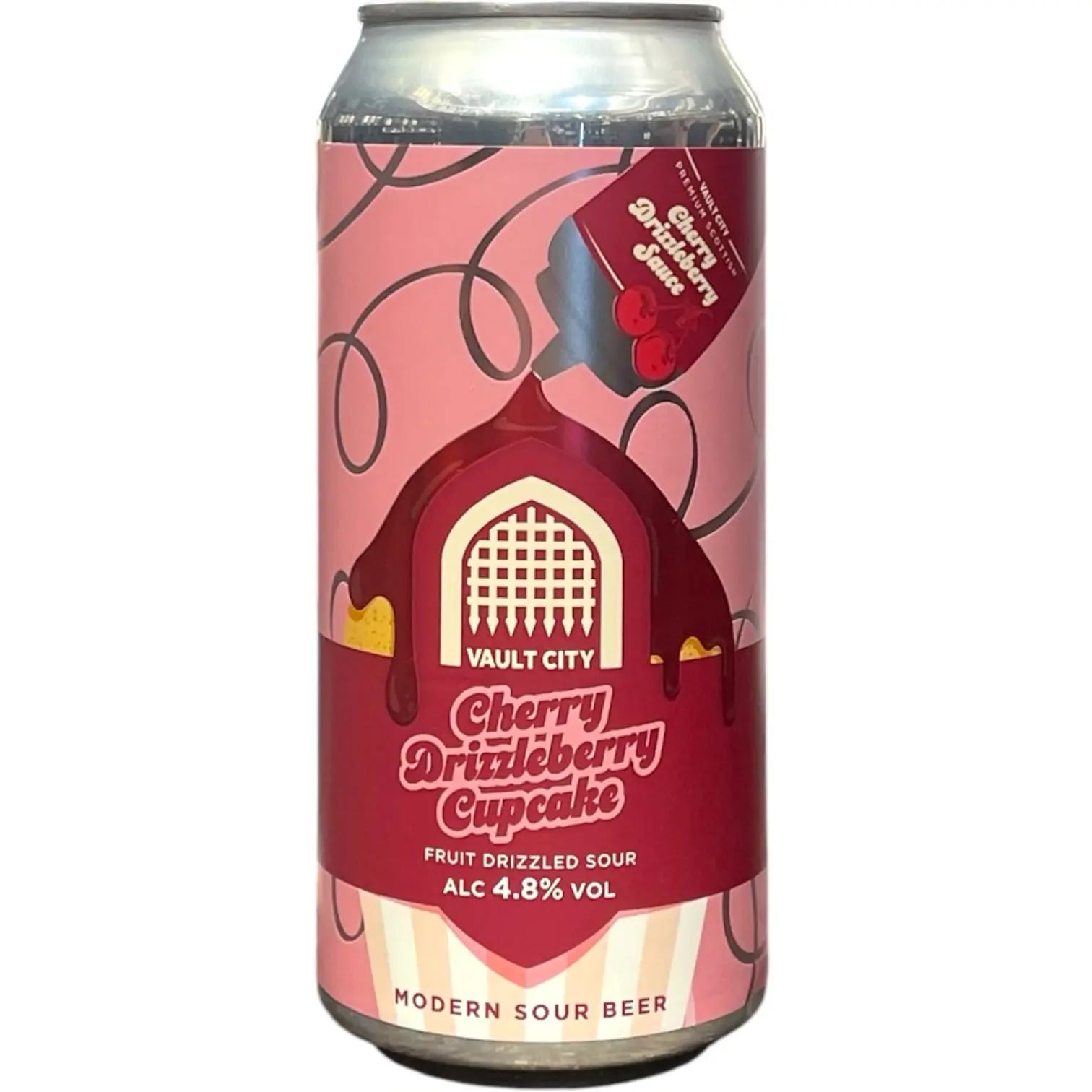 VAULT CITY CHERRY DRIZZLEBERRY CUPCAKE FRUITED DRIZZLED SOUR 44CL
