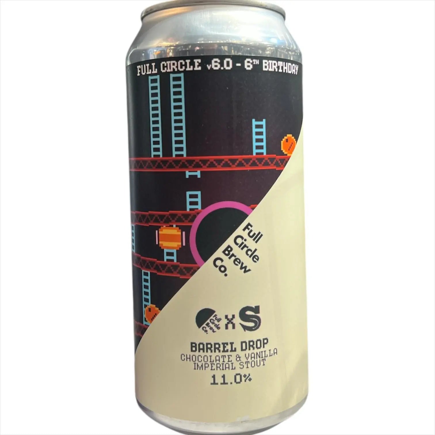 FULL CIRCLE BREW CO BARREL DROP CHOCOLATE AND VAINILLA IMPERIAL STOUT 44CL