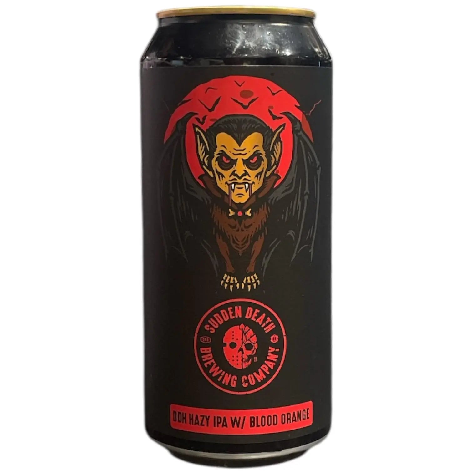 SUDDEN DEATH THICKER THAN BLOOD DDH IPA WITH BLOOD ORANGE 44CL