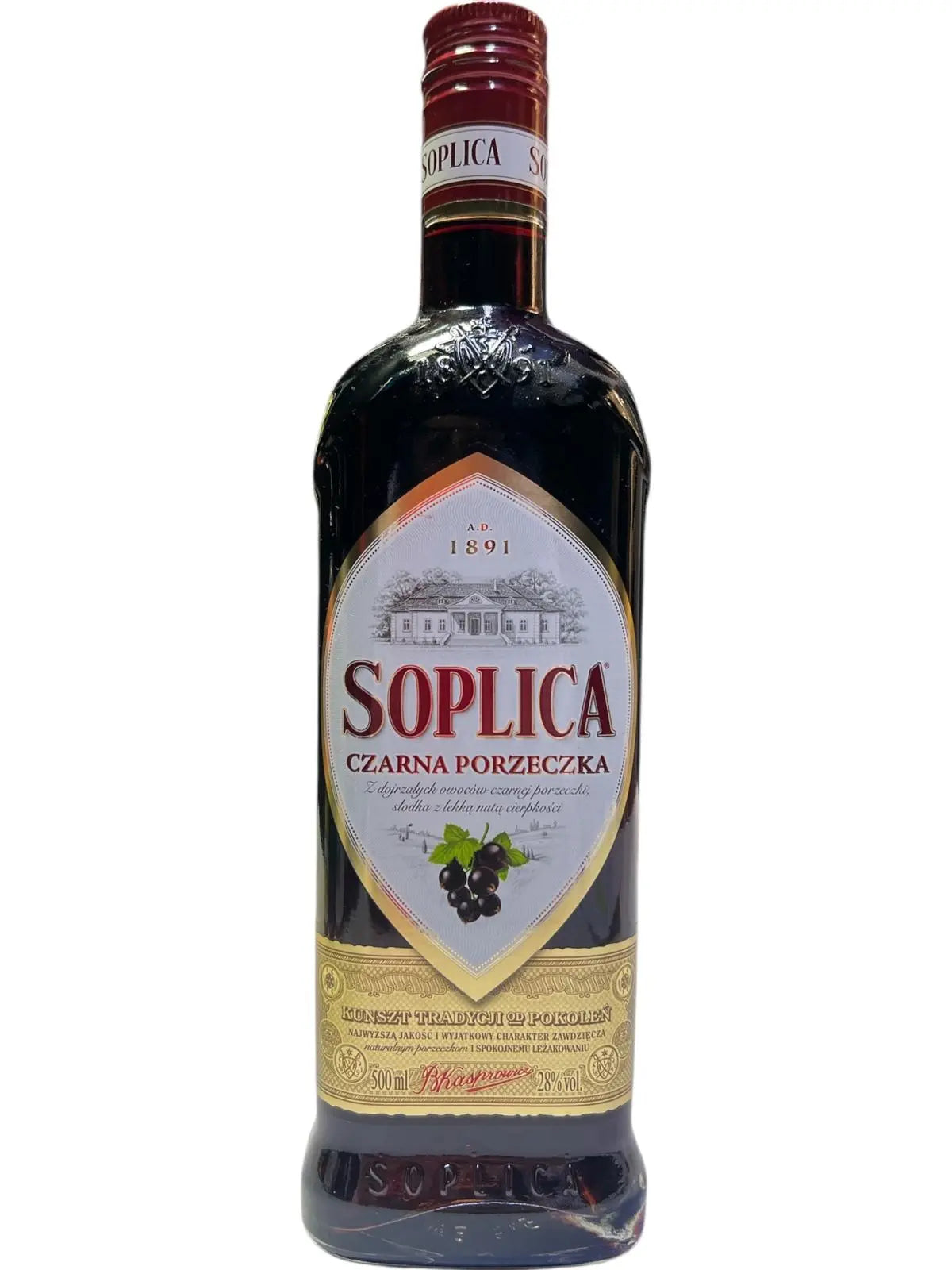 SOPLICA CZARNA PORZECZKA 50CL