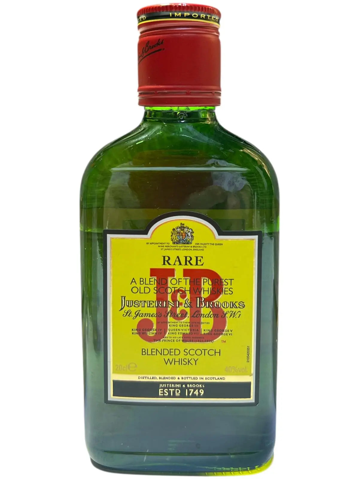 J&B RARE PETACA 20CL