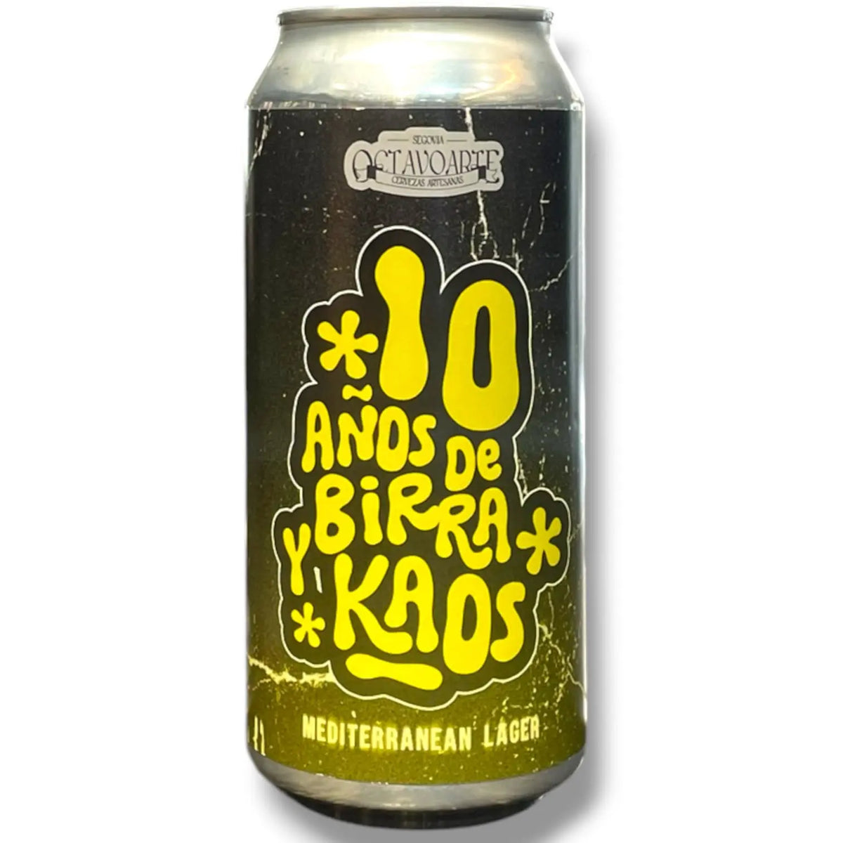 OCTAVO ARTE 10 AÑOS DE BIRRA Y KAOS MEDITERRANEAN LAGER 44CL