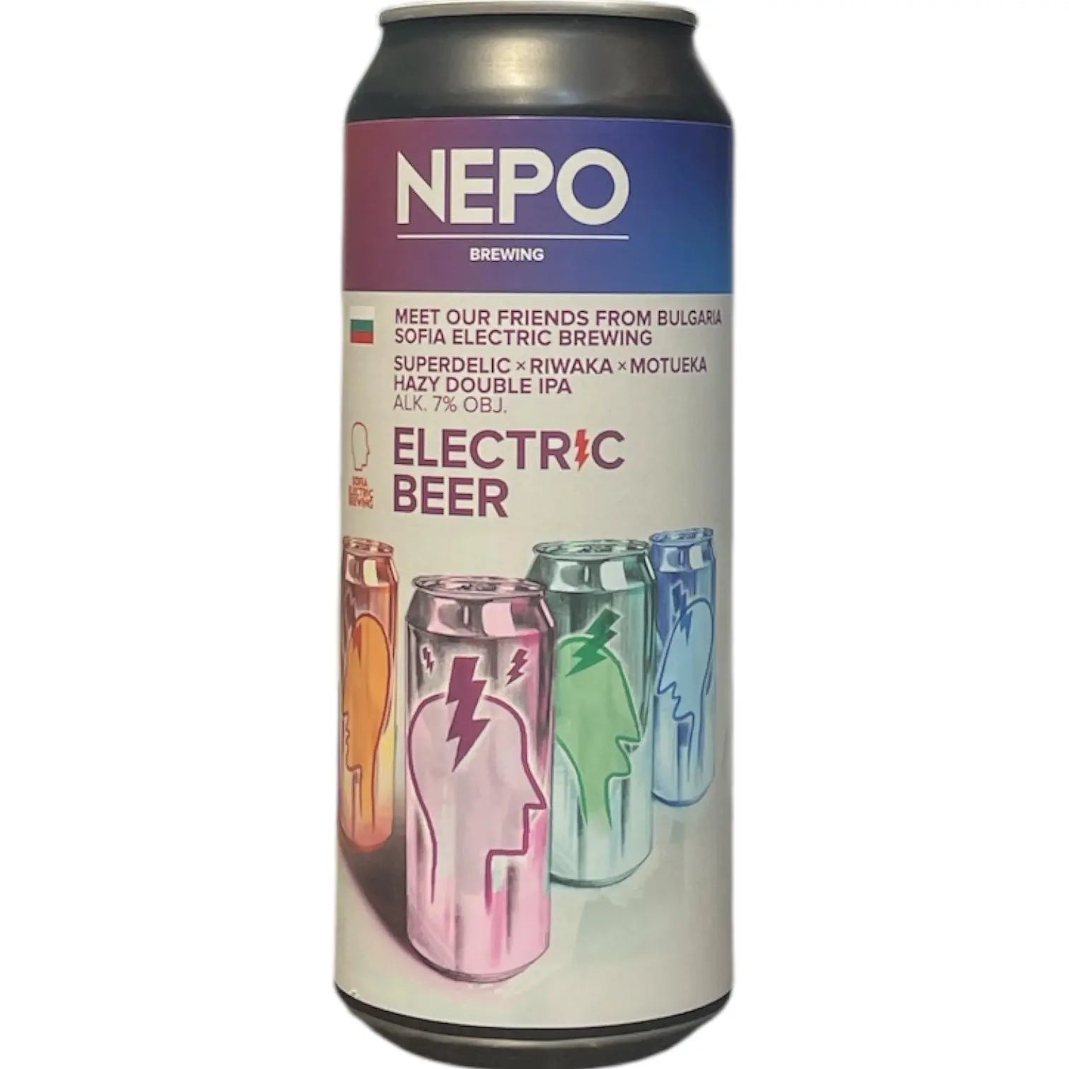 NEPO X SOFIA ELECTRIC ELECTRIC BEER HAZY DOUBLE IPA 44CL