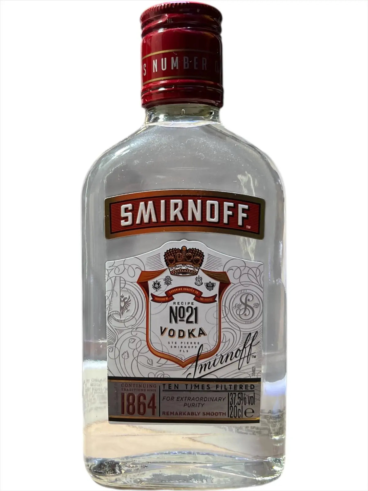 SMIRNOFF VODKA ORIGINAL PETACA 20CL