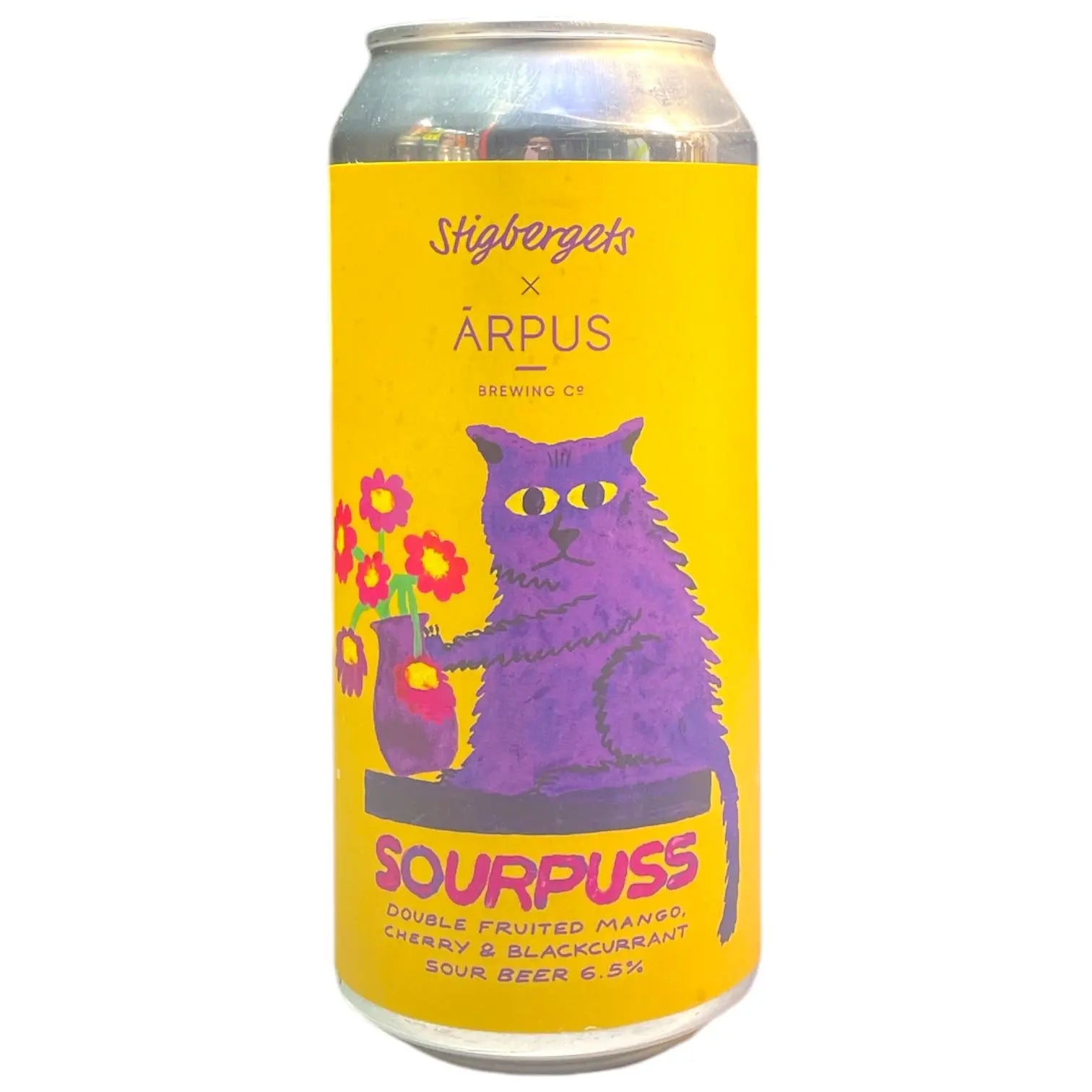 STIGBERGETS X ARPUS SOURPUSS DOUBLE FRUITED MANGO CHERRY BLACKCURRANT SOUR 44CL