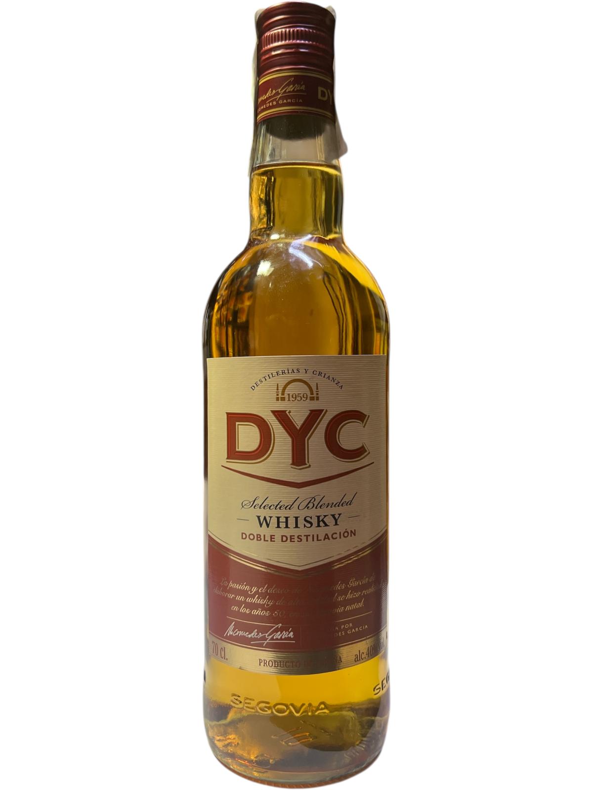 DYC WHISKY 5A DOBLE DESTILACION