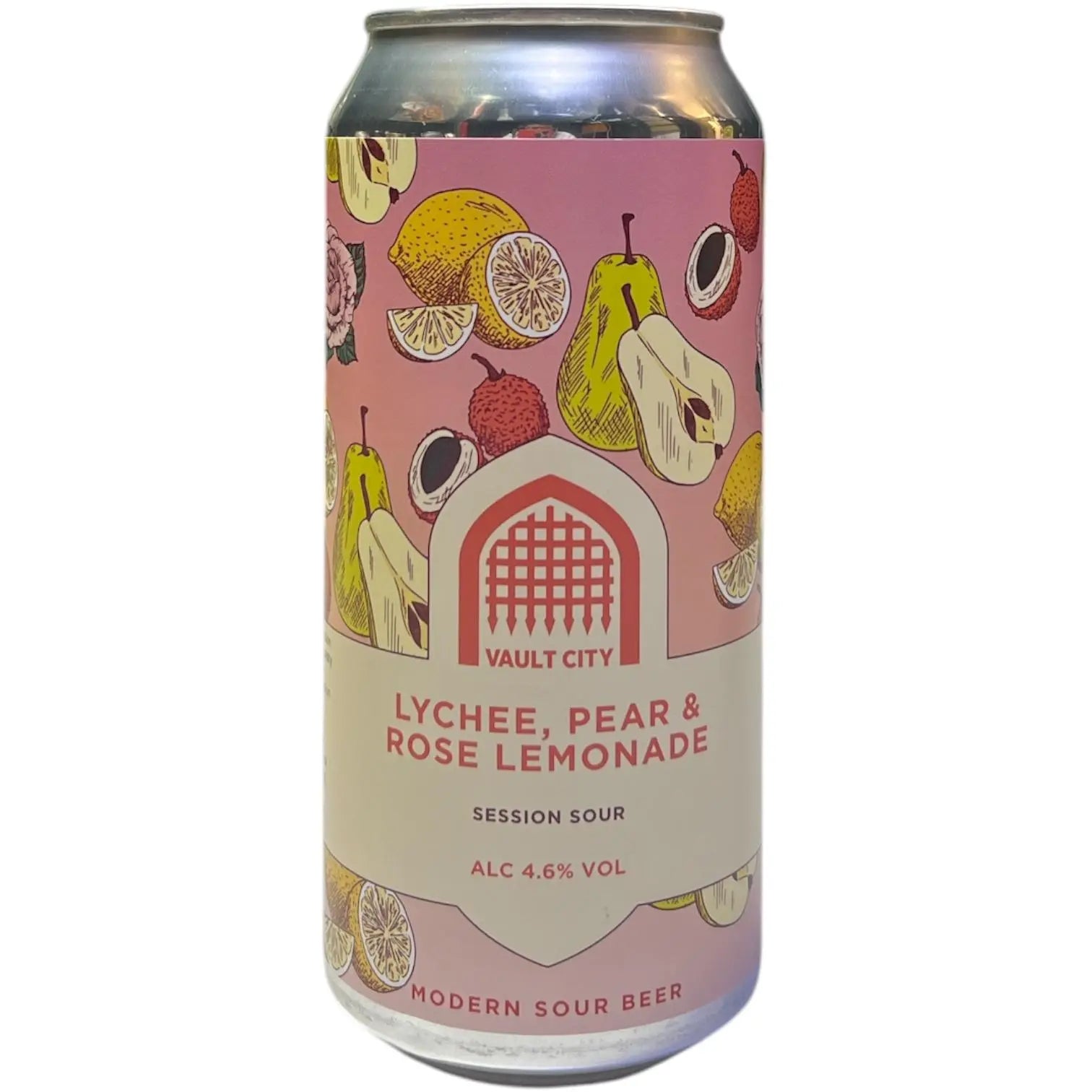 VAULT CITY LYCHEE, PEAR & ROSE LEMONADE SOUR 44CL