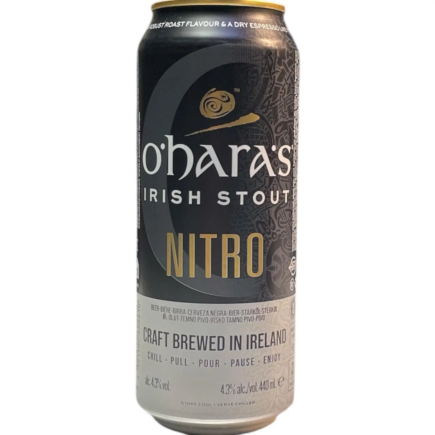 OHARAS NITRO IRISH STOUT 44CL