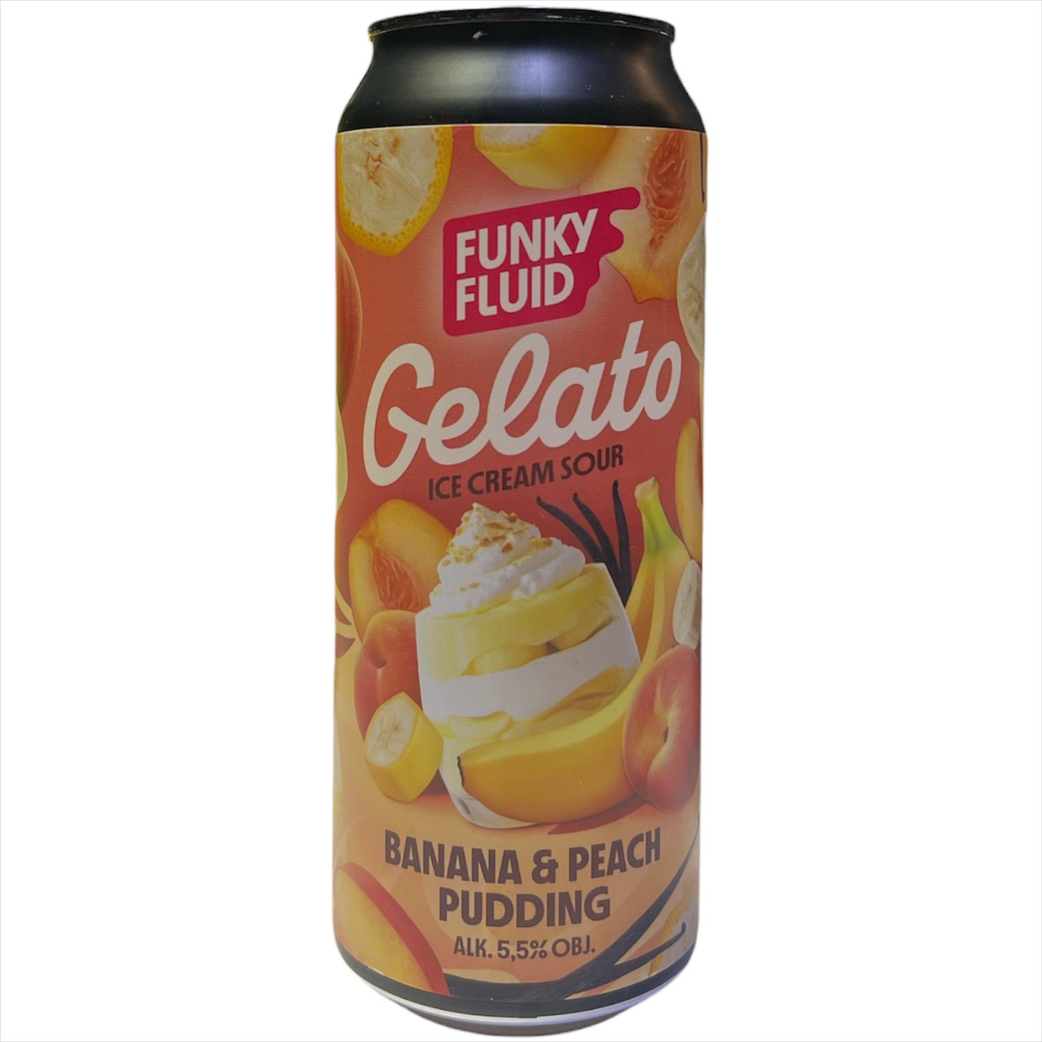 FUNKY FLUID GELATO BANANA AND PEACH PUDDING 50CL