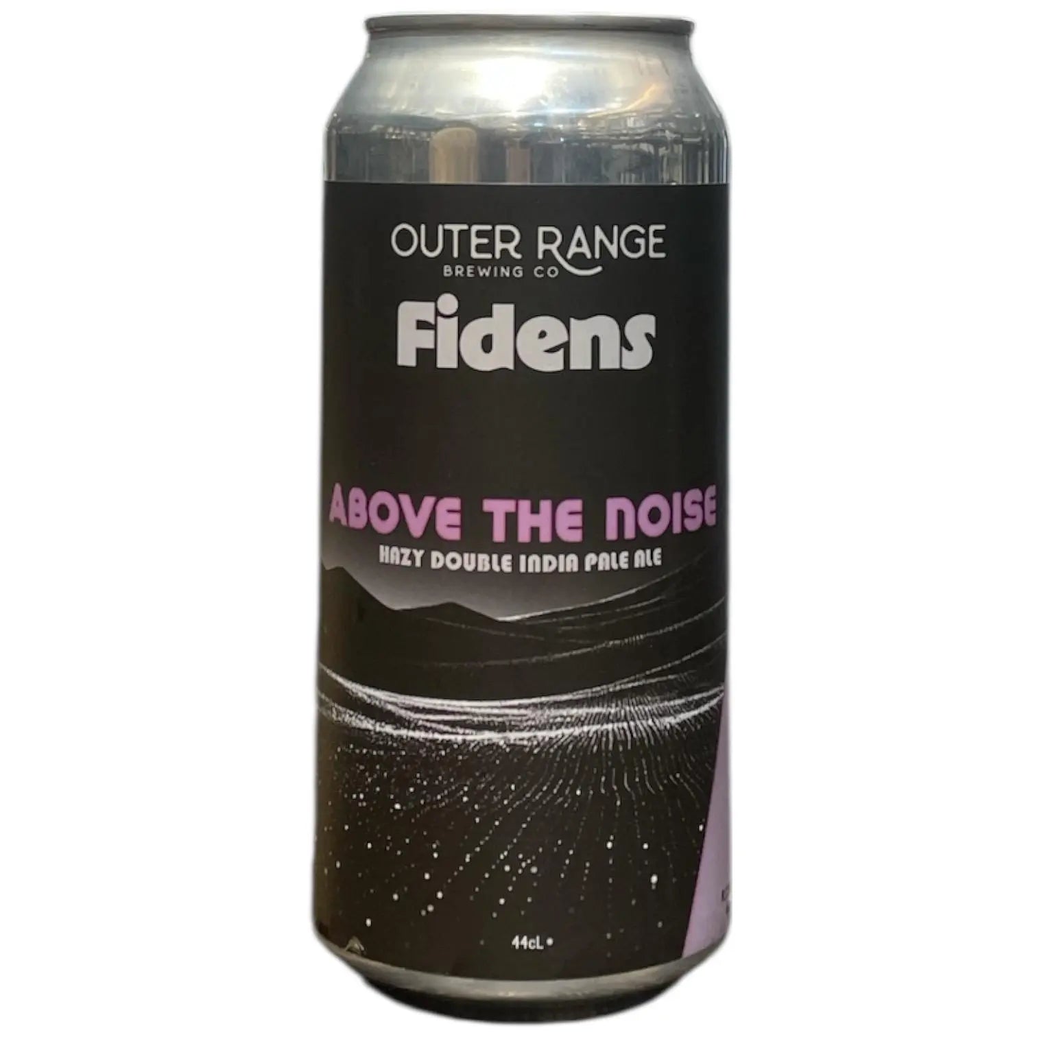 OUTER RANGE X FIDENS ABOVE THE NOISE HAZY DOUBLE IPA 44CL