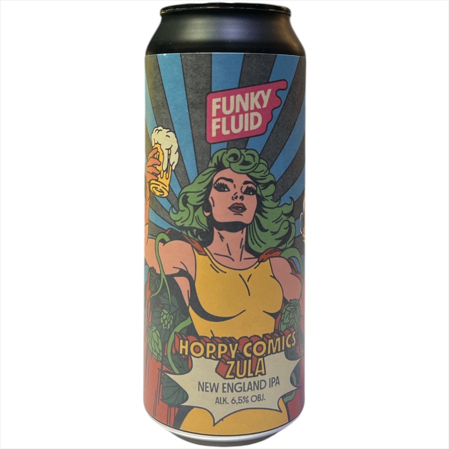FUNKY FLUID HOPPY COMICS ZULA NEW ENGLAND IPA 50CL