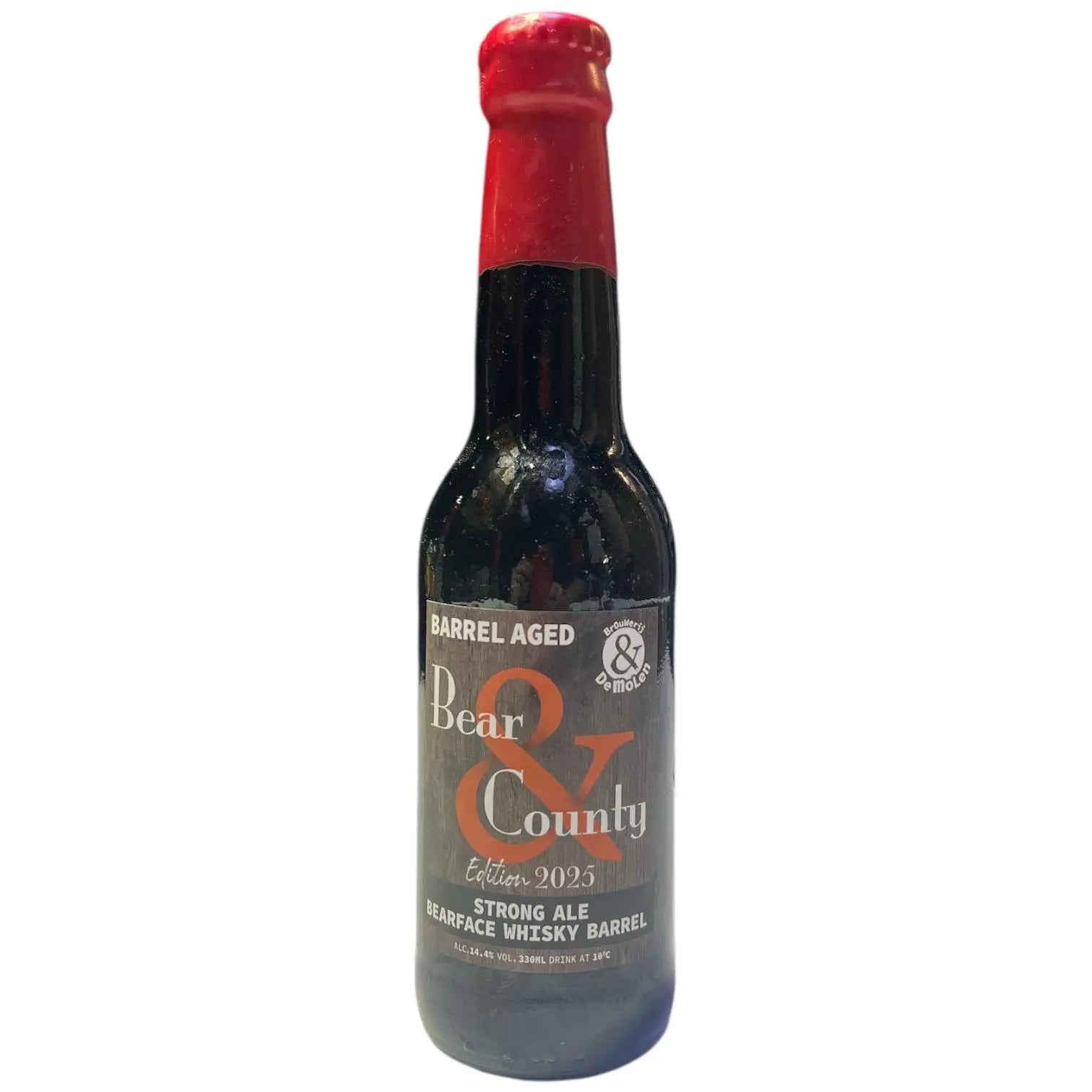 DE MOLEN BEAR COUNTY WHISKY BARREL 33CL