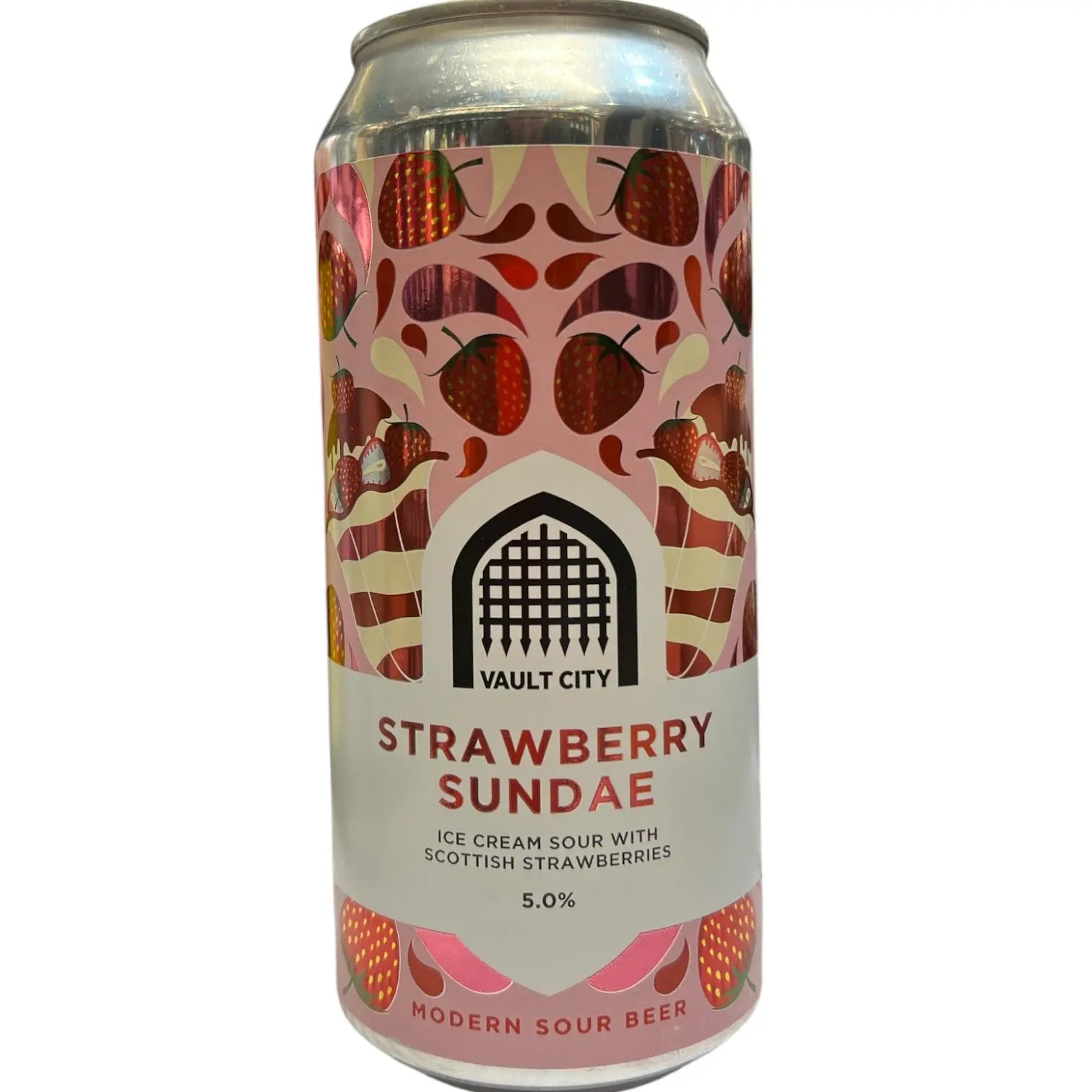 VAULT CITY STRAWBERRY SUNDAE MODERN SOUR BEER 44CL