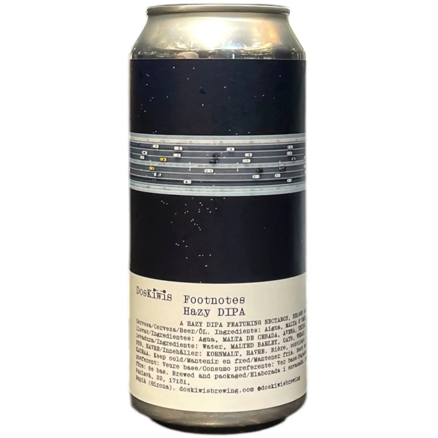 DOSKIWIS FOOTNOTES HAZY DIPA 44CL