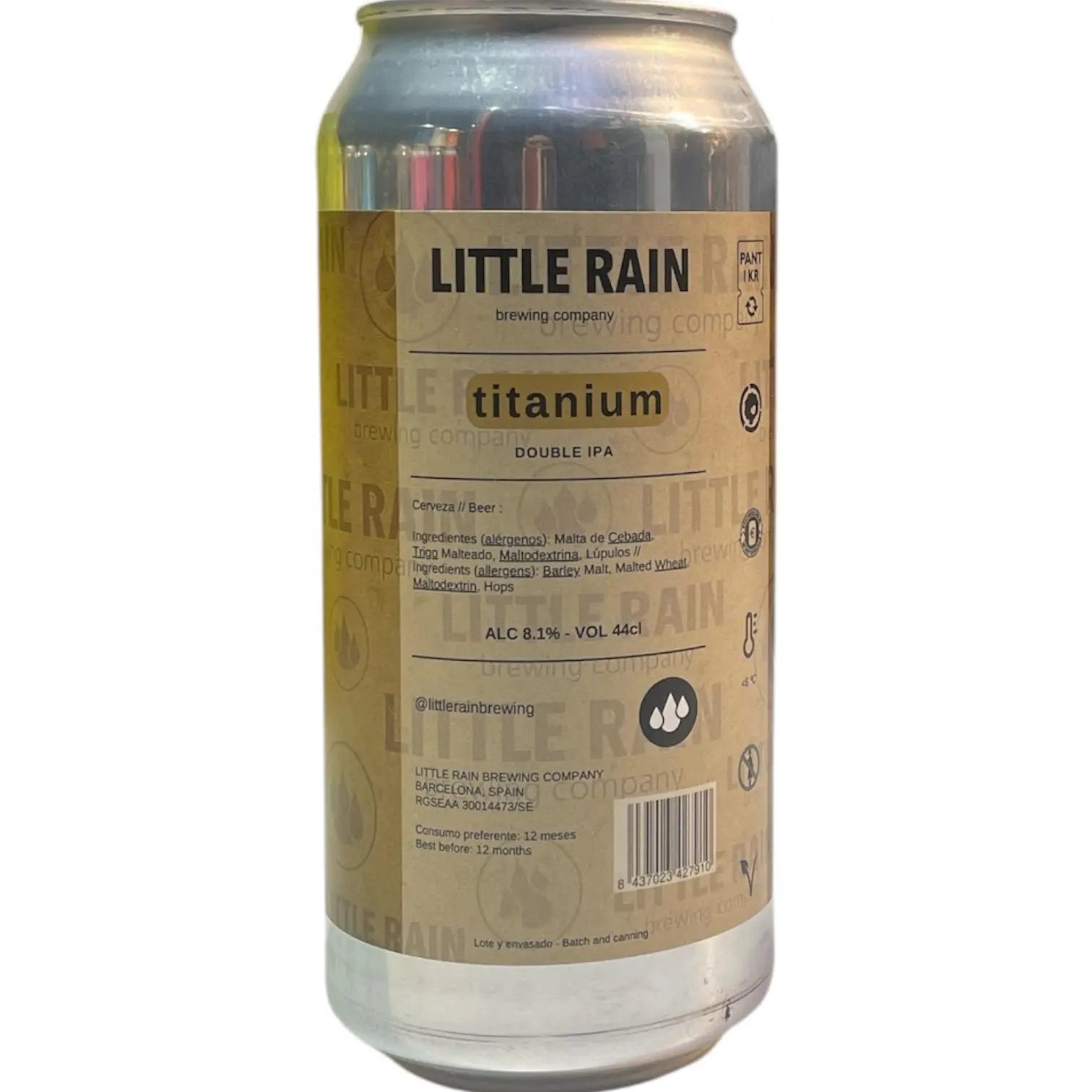LITTLE RAIN TITANIUM DOUBLE IPA 44CL