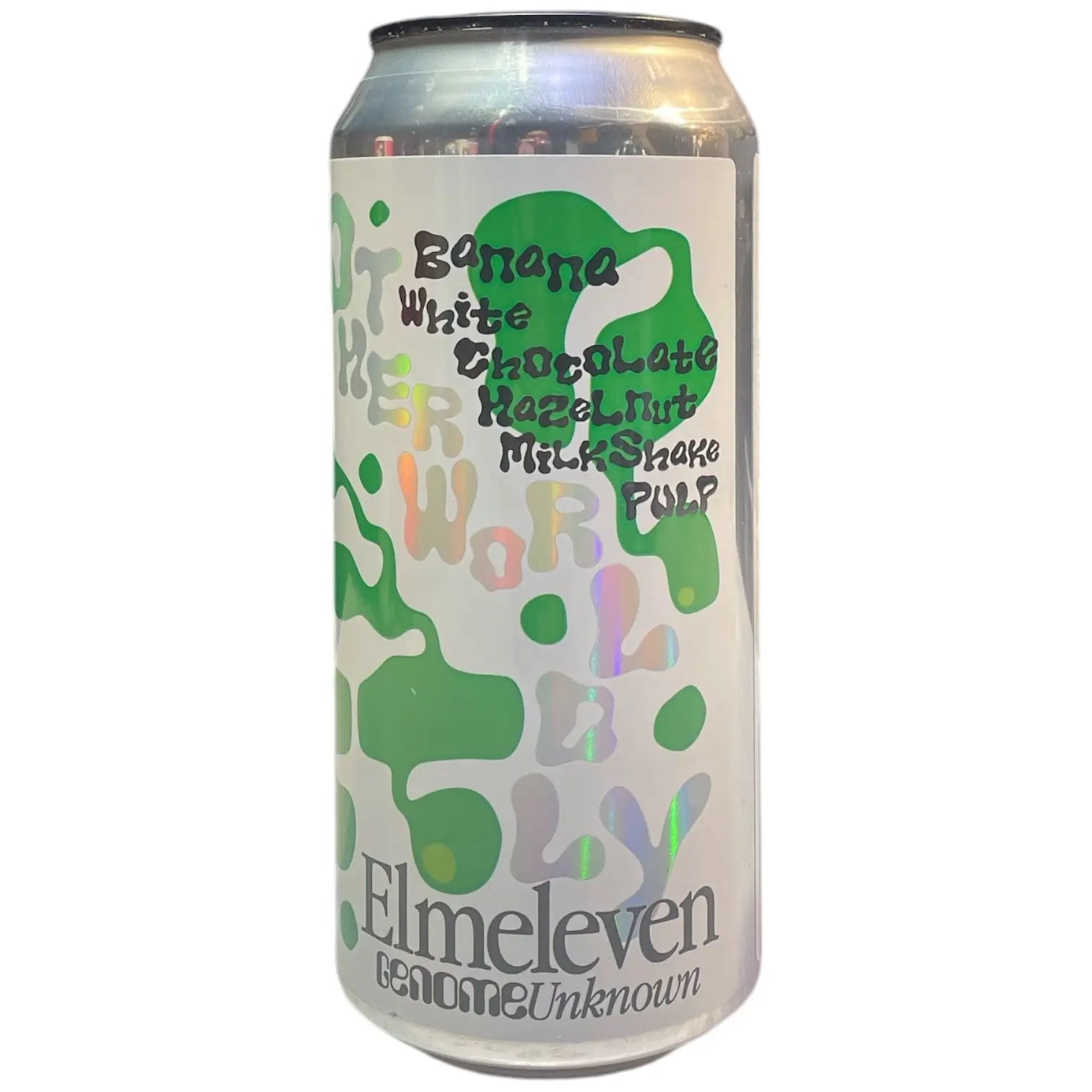 ELMELEVEN X OPHIUSSA OTHERWORLDLY BANANA WHITE CHOCOLATE HAZELNUT MILKSHAKE PULP SOUR 44CL