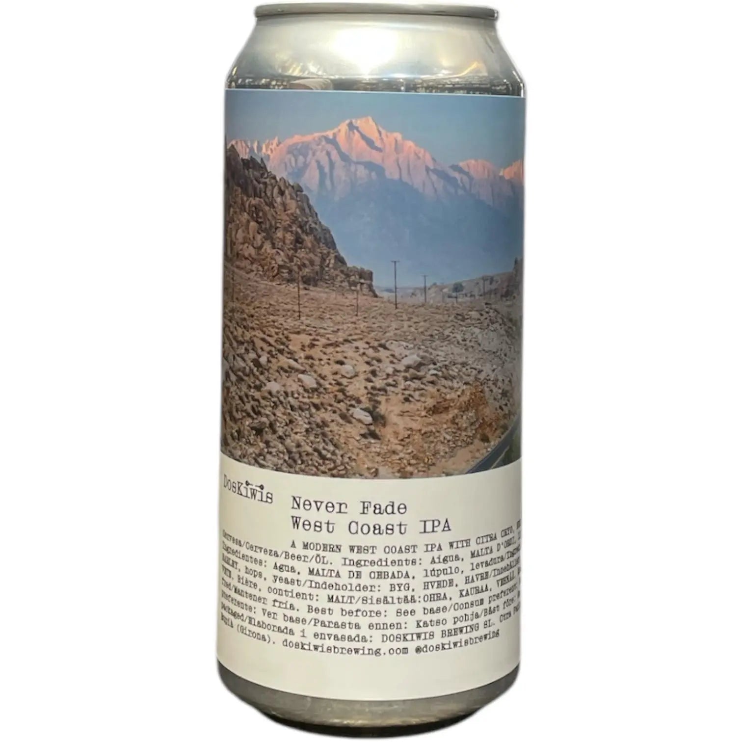 DOSKIWIS NEVER FADE WEST COAST IPA 44CL