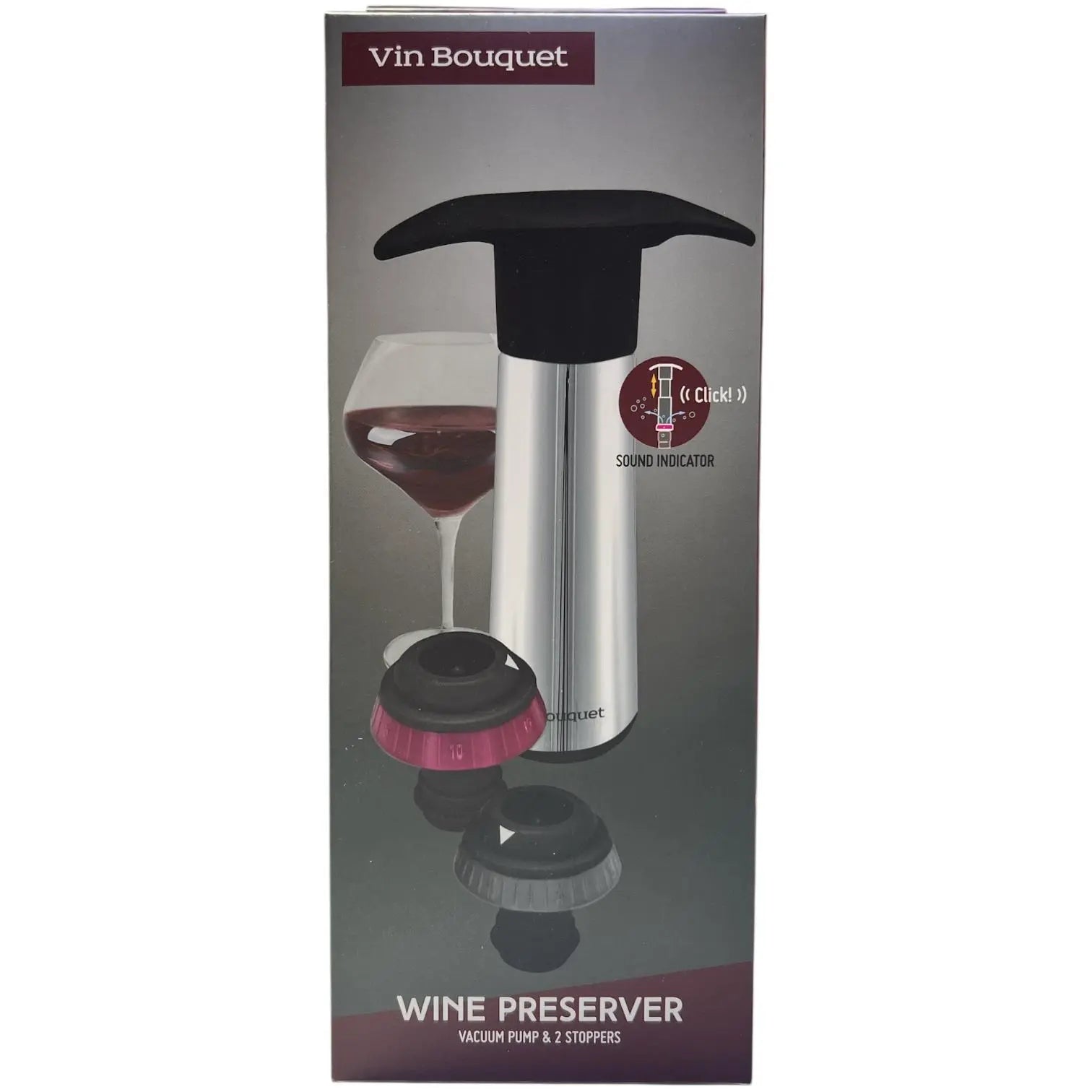 BOMBA DE VACIO CLICK 2 TAPONES METAL FIC 1308