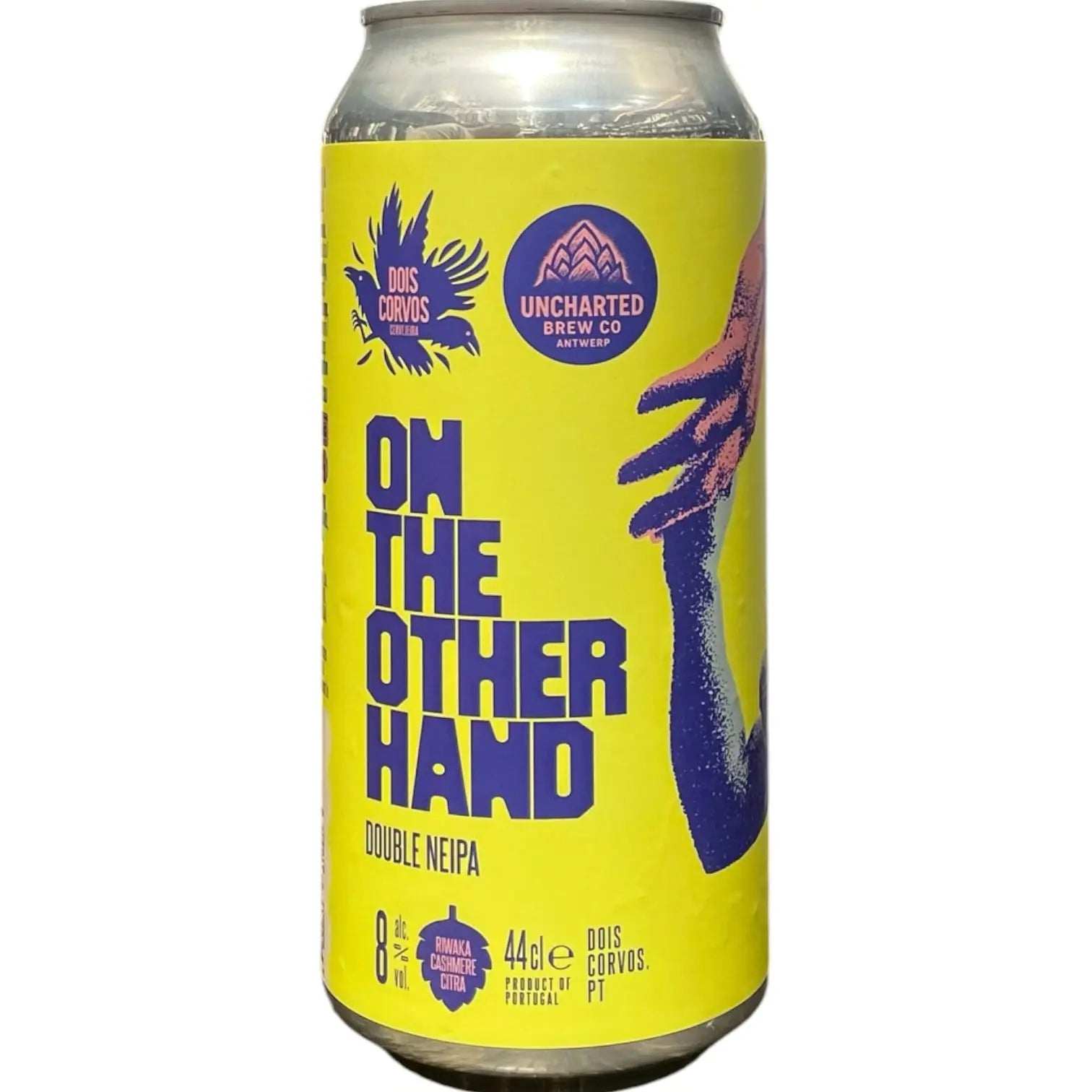 DOIS CORVOS X UNCHARTED ON THE OTHER HAND DOUBLE NEIPA 44CL