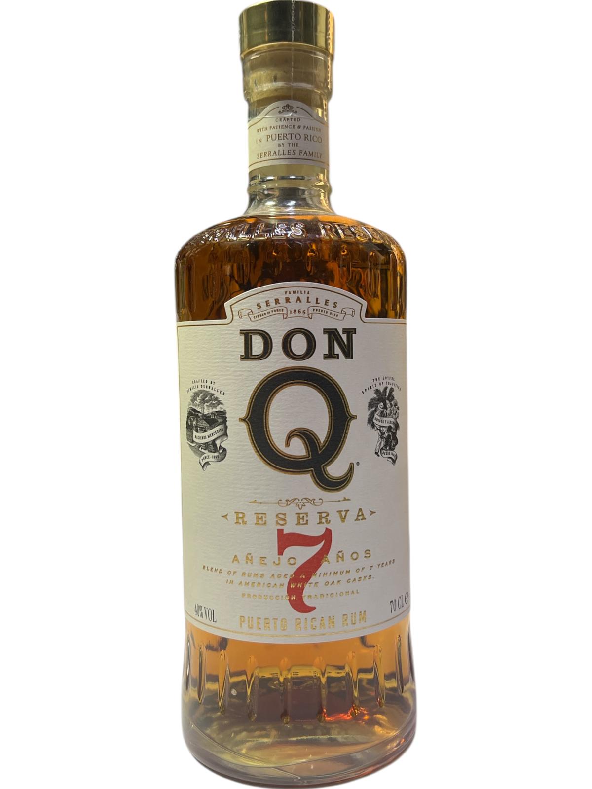 DON Q RESERVA 7 AÑOS