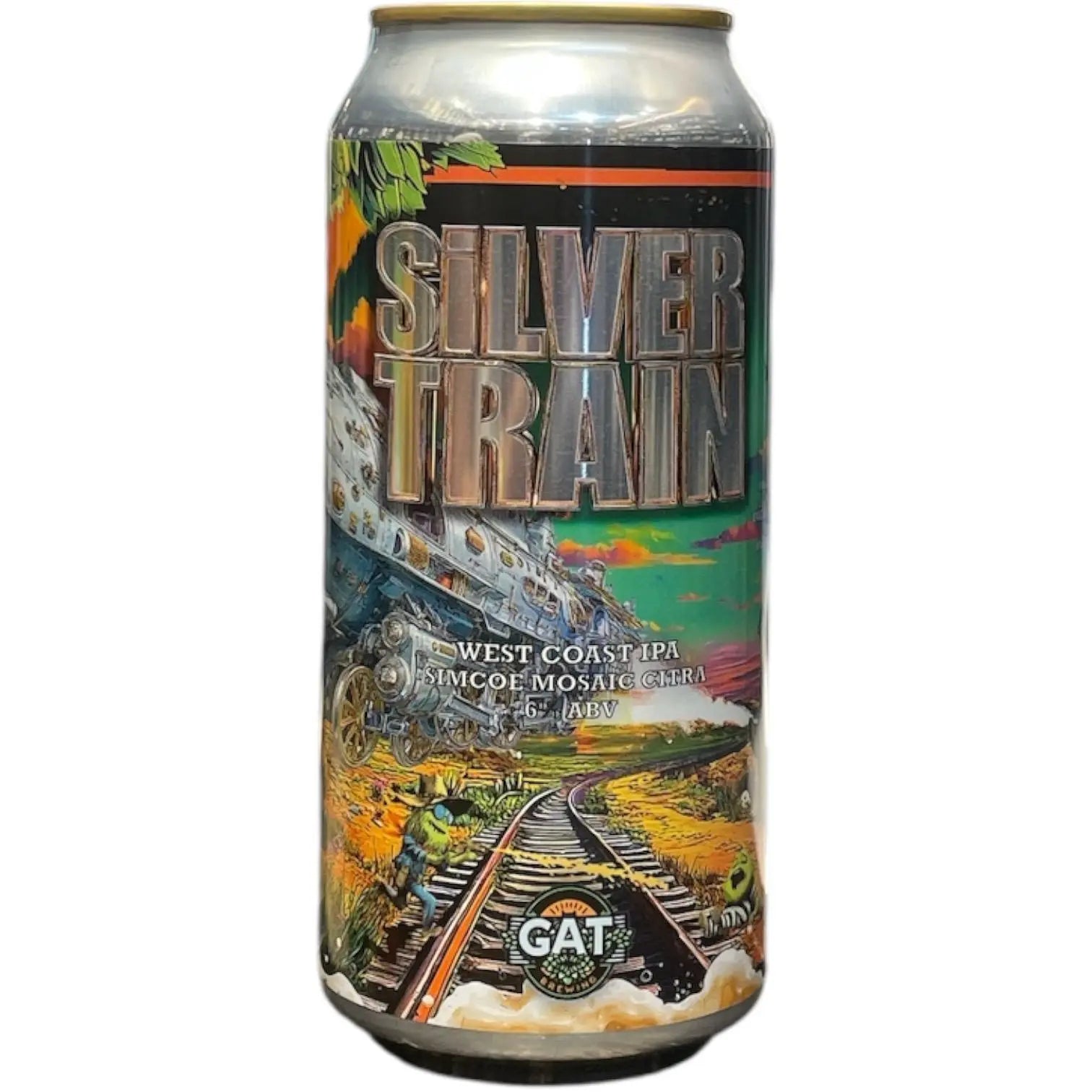 GAT BREWING SILVER TRAIN WEST COAST IPA 44CL