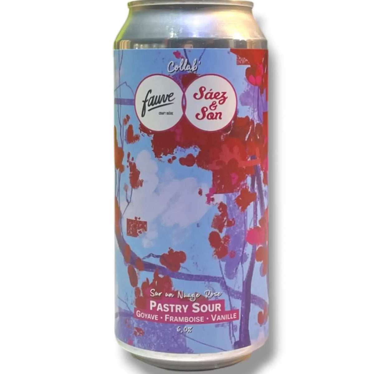 FAUVE X SAEZ & SON  SUR UN NUAGE ROSE PASTRY SOUR 44CL