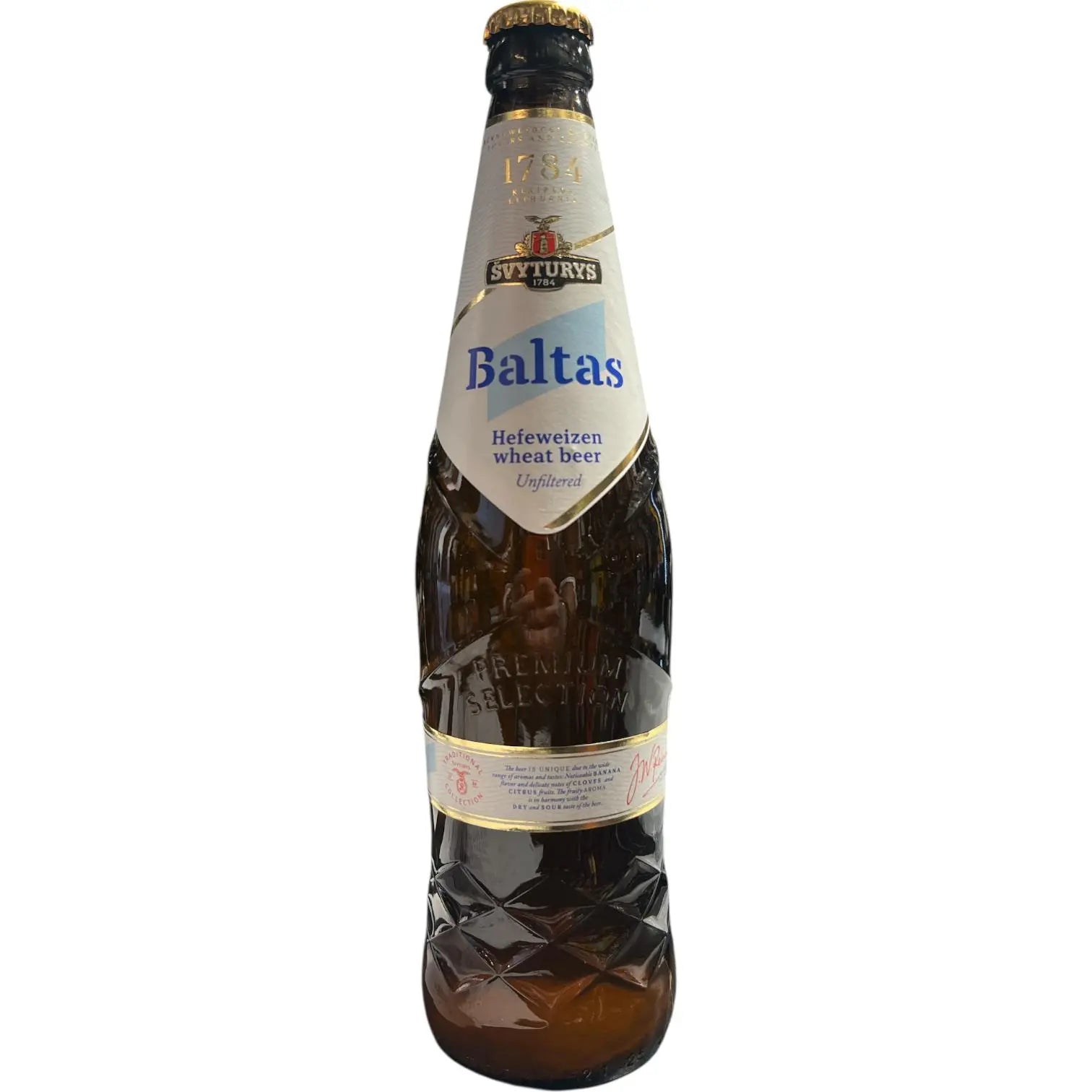 SVYTURKYS BALTAS HEFEWEIZEN WHEAT BEER 50CL