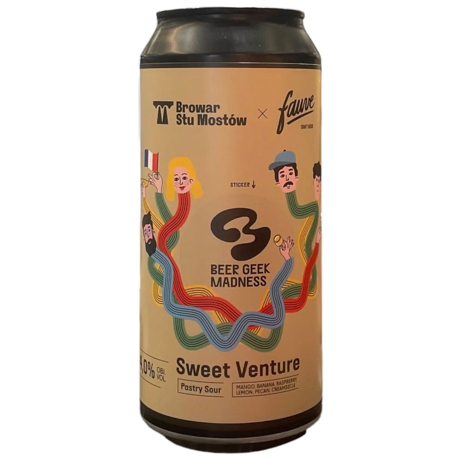 STU MOSTOW X FAUVE SWEET VENTURE PASTRY SOUR 44CL