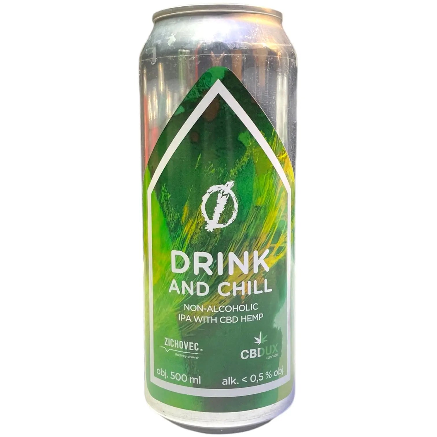 ZICHOVEC DRINK AND CHILL IPA CON CBD HEMP SIN ALCOHOL 50CL