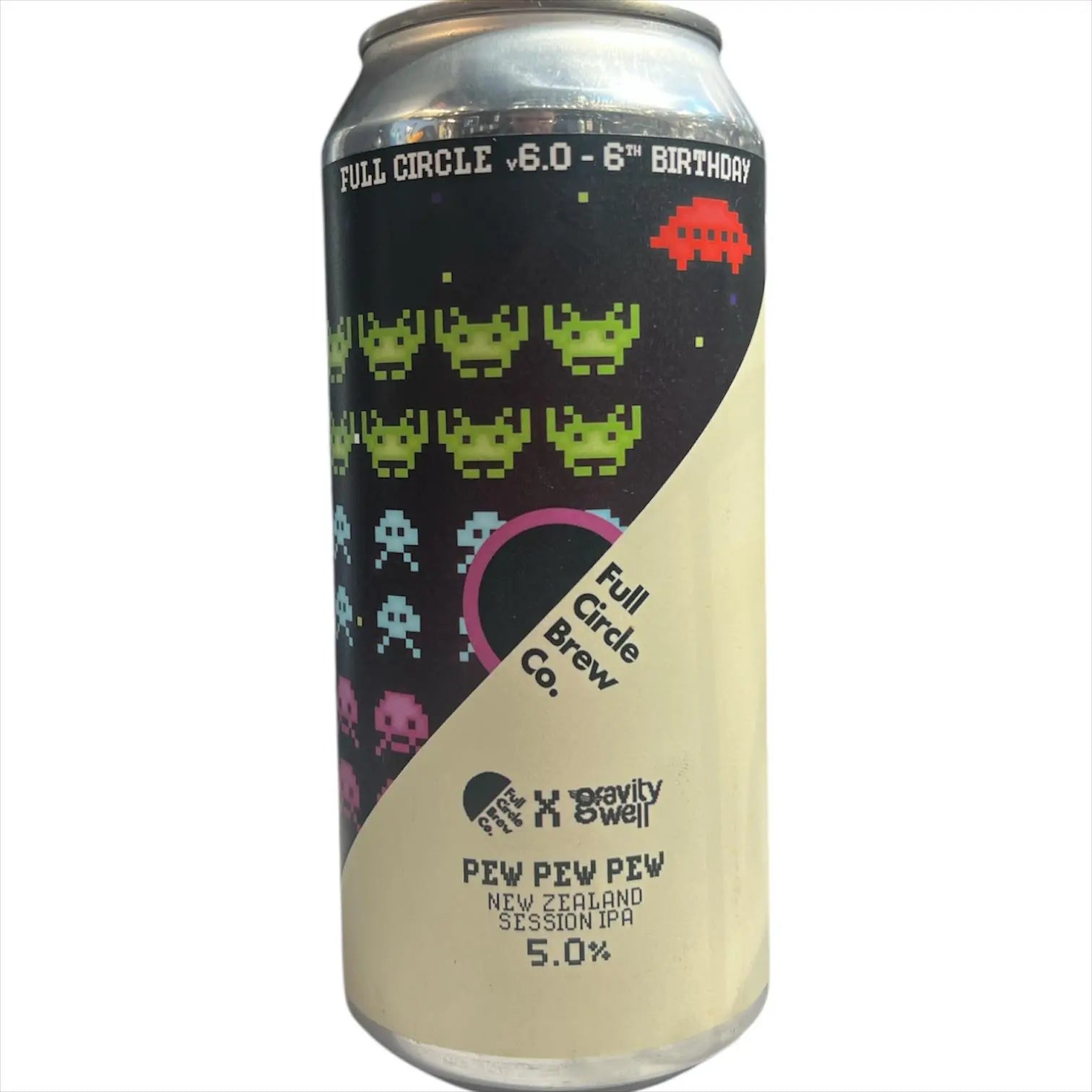 FULL CIRCLE BREW CO PEW PEW PEW NEW ZELAND SESSION IPA 44CL