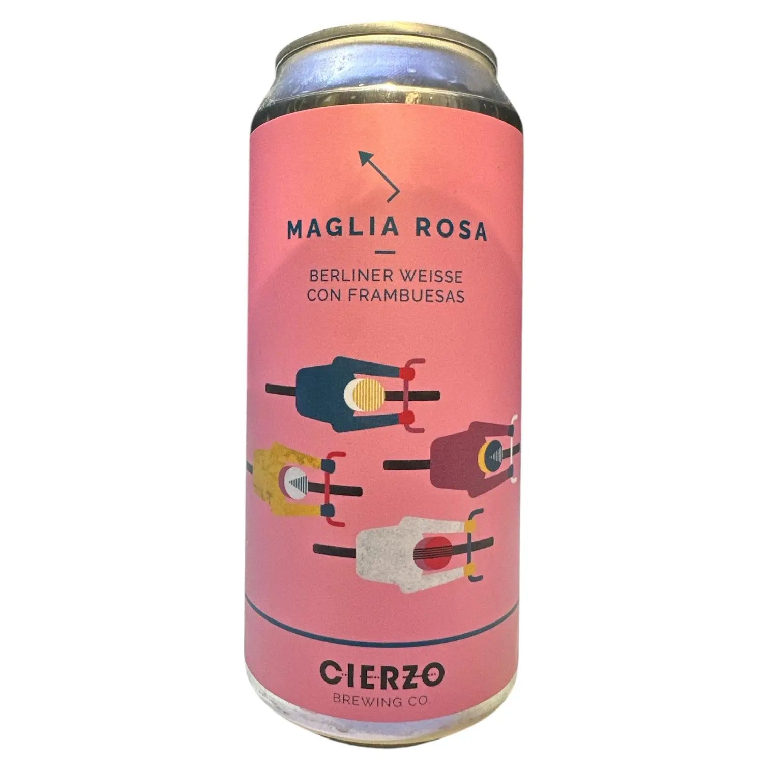 CIERZO MAGLIA ROSA BERLINER CON FRAMBUESAS 44CL