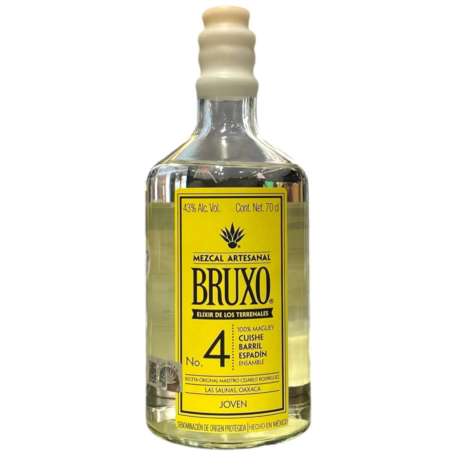 MEZCAL BRUXO N4 CUISHE BARRIL ESPADIN ENSAMBLE JOVEN 70CL