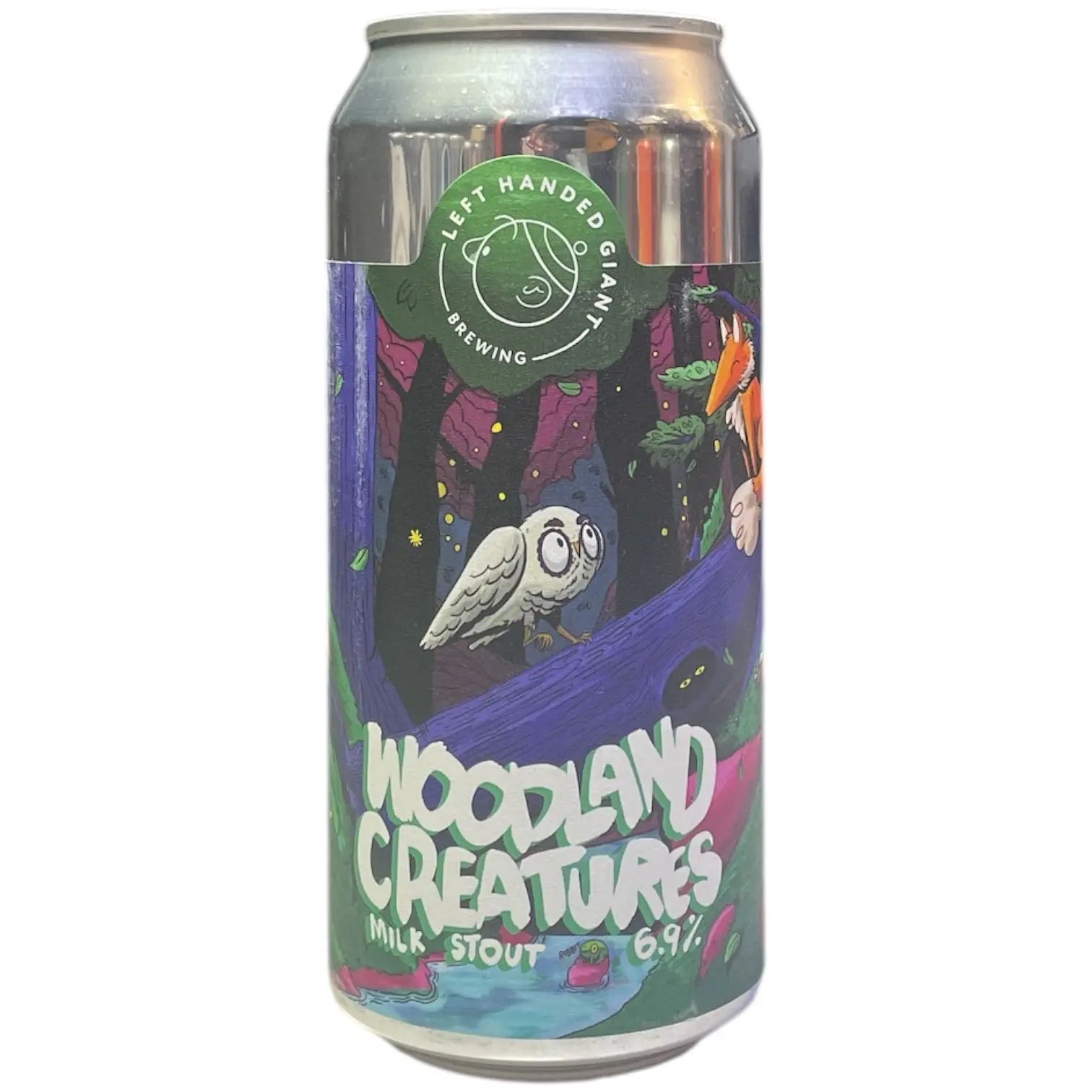 LEFT HANDED GIANT WOODLAND CREATURES MILK STOUT 44CL