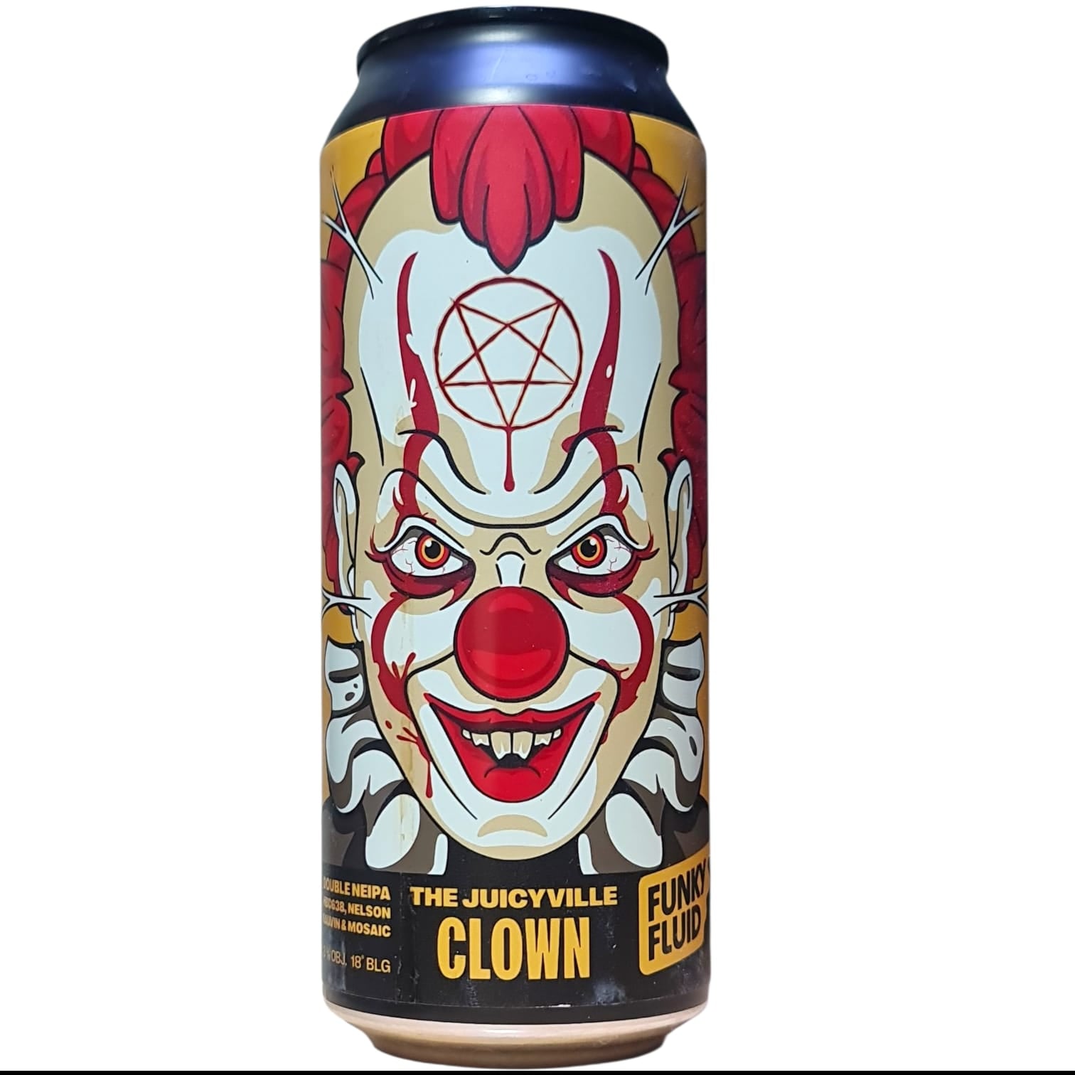 FUNKY FLUID /CLOWN - JUICY VILLE - DOUBLE NEIPA - 50 CL