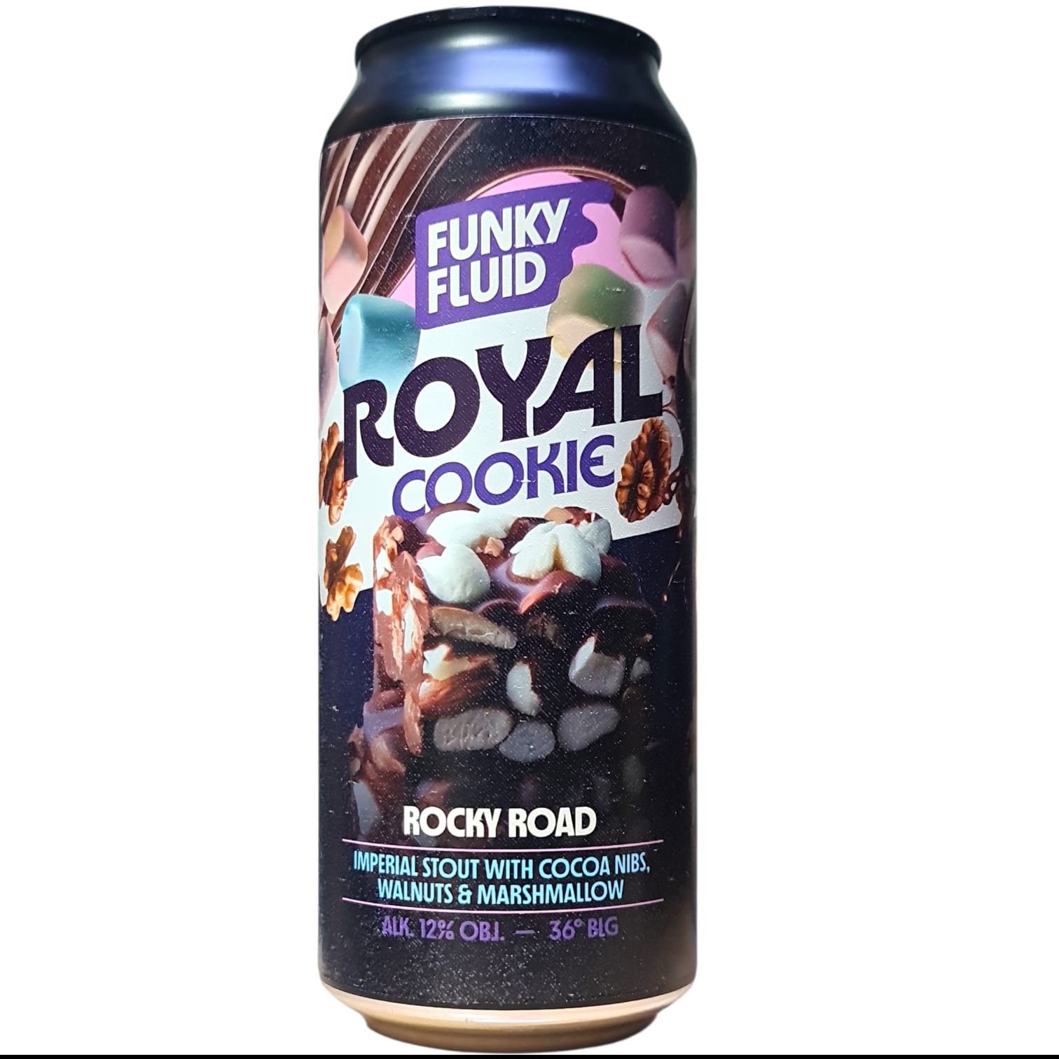 FUNKY FLUID / ROYALE - COOKIE - ROCKY ROAD - IMPERIAL STOUT - 50 CL