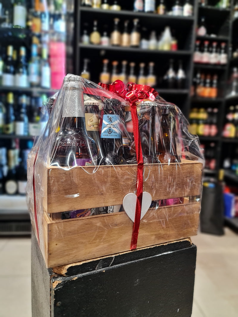 DÍA DEL PADRE / CESTA DE REGALO CAPACIDAD 6 LATAS/BOTELLAS CERVEZAS