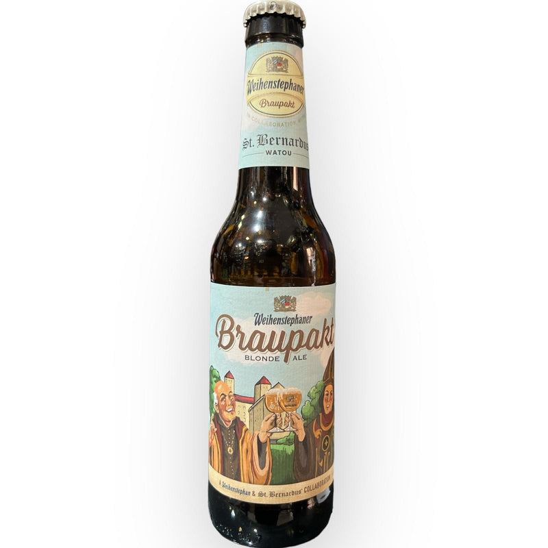 WEIHENSTEPHANER W/ ST BERNARDUS BRAUPAKT BLONDE ALE 33cl