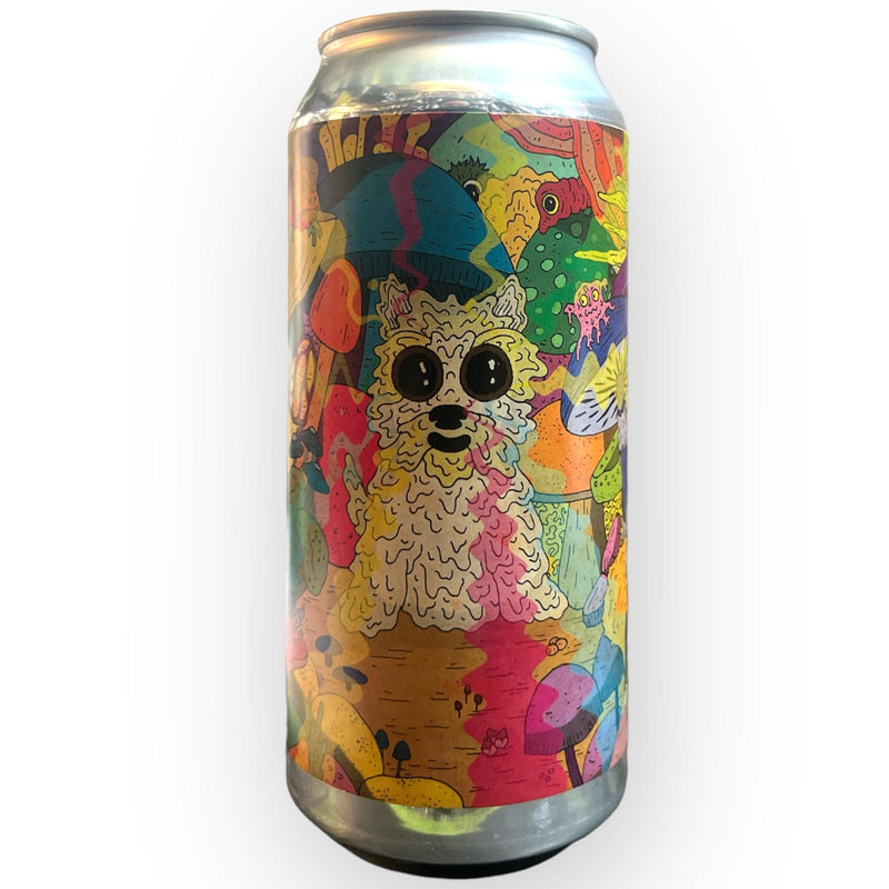 WHITE DOG W/ TRIPPING ANIMALS FOREST OF ENDLESS IMAGINATOR PASTRY SMOOTHIE SOUR 440ml