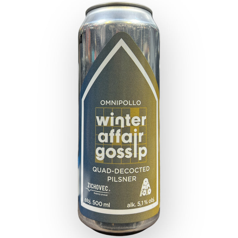 ZICHOVEC W/ OMNIPOLLO WINTER AFFAIR GOSSIP QUAD DECOCTED PILSNER 500ml