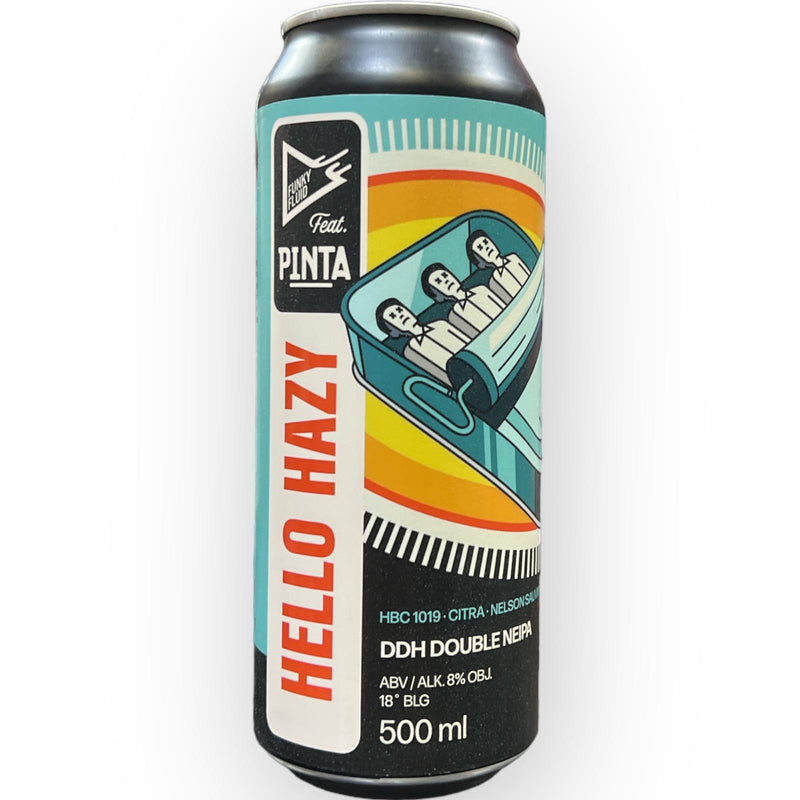 FUNKY FLUID W/ PINTA HELLO HAZY DOBLE NEIPA 500ml