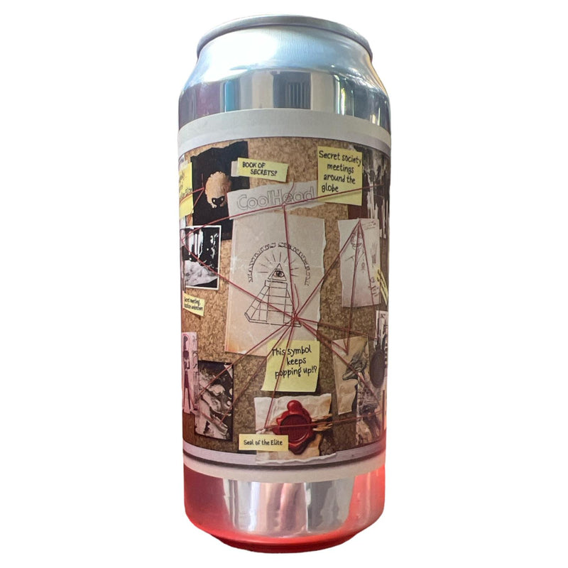 COOLHEAD W/ GROSS BREWING TINFOIL HAT REPTILIAN ELITE HAZY IPA 440ML