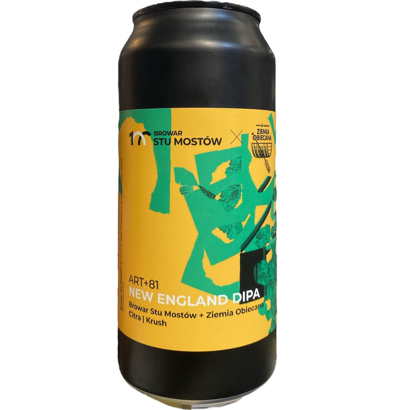 BROWAR STU MOSTOW /  ART 81 - NEW ENGLAND DIPA - 44CL