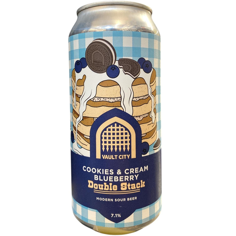 VAULT CITY / DOUBLE STACK - COOKIES Y CREAN BLUEBERRY - SOUR BEER - 44CL