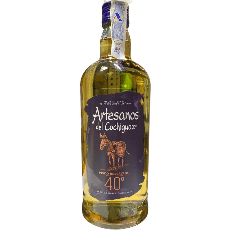 ARTESANOS DEL COCHIGUAZ / PISCO CHILENO - 70CL