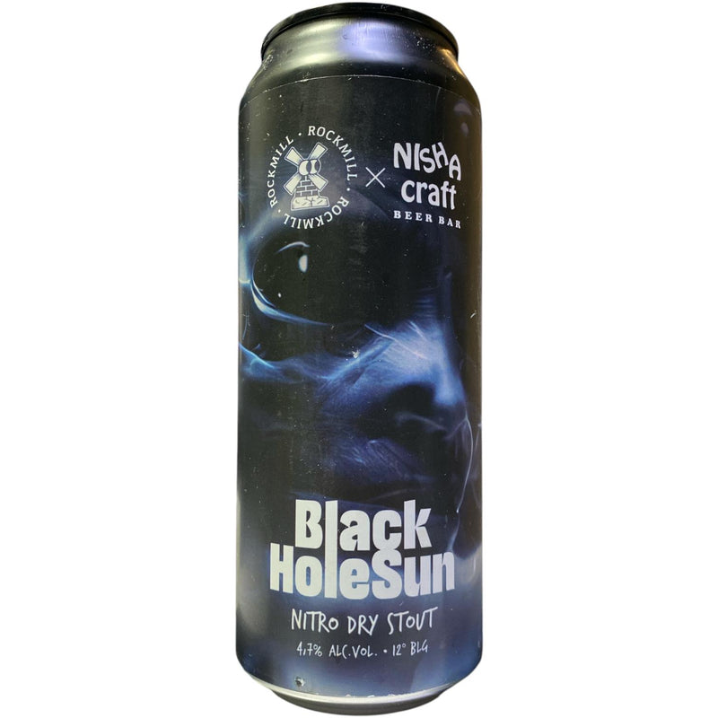 ROCKMILL / BLACK HOLE SUN - NITRO DRY STOUT - 50CL